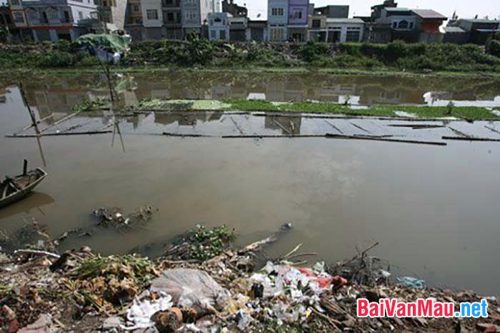 Nghị luận: Thực trạng ô nhiễm trên dòng sông Hương
