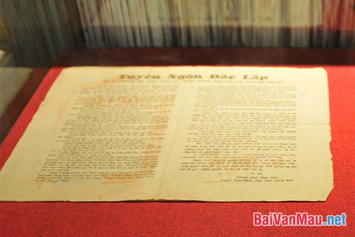 “Tuyên ngôn độc lập” của Hồ Chí Minh là đỉnh cao của văn chương chính luận Việt Nam